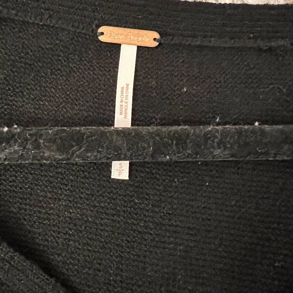 Free people criss cross black sweater - Picture 4 of 4